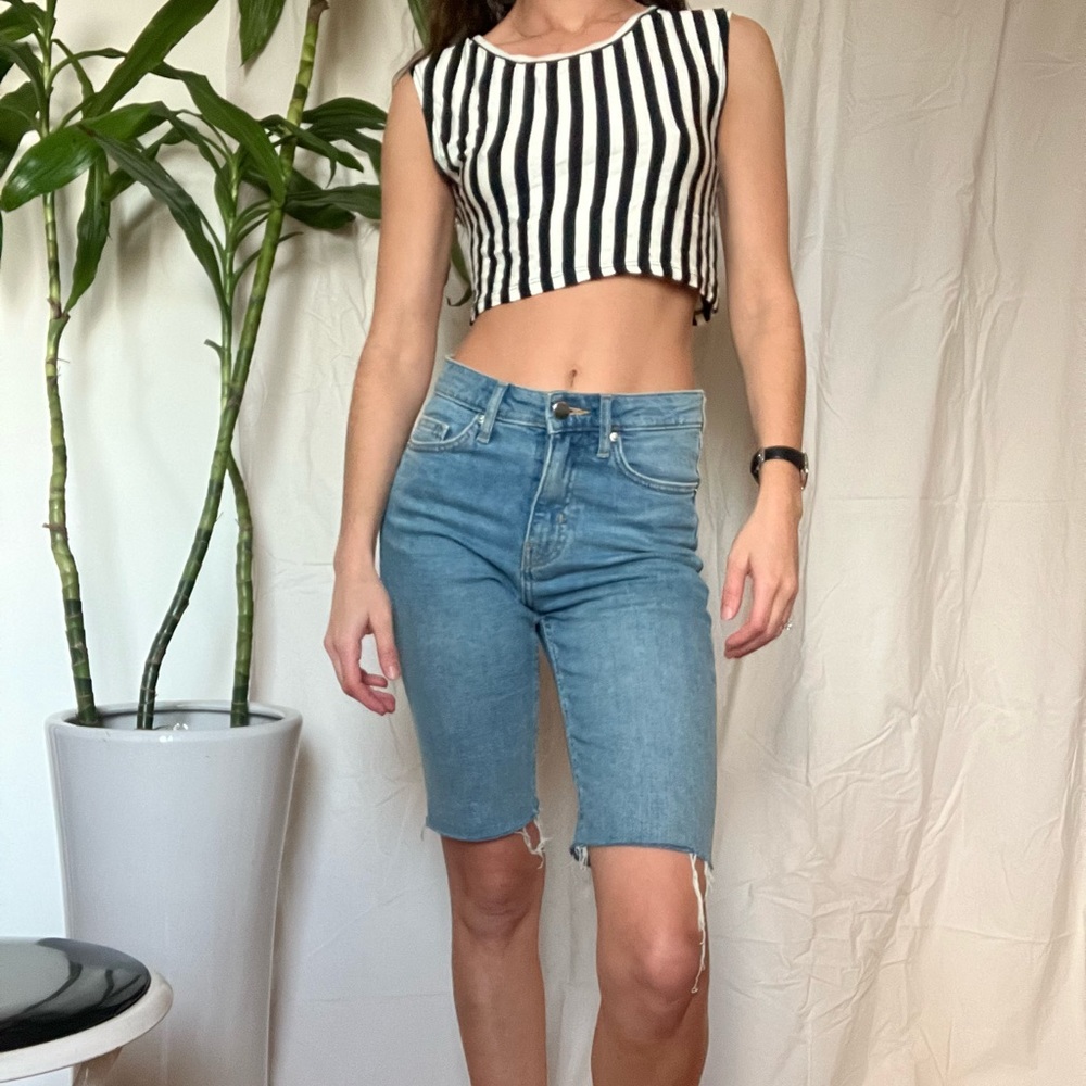 Striped crop top